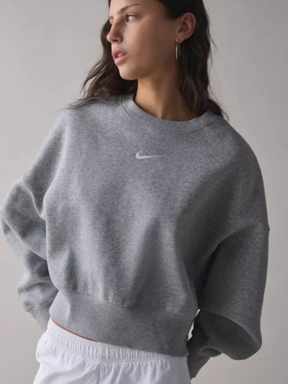 Nike Sportswear Phoenix Fleece  Oversized Gray Sweater M